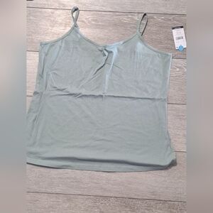Brand New George Women's Plus Size Light Green Spaghetti Strap Top